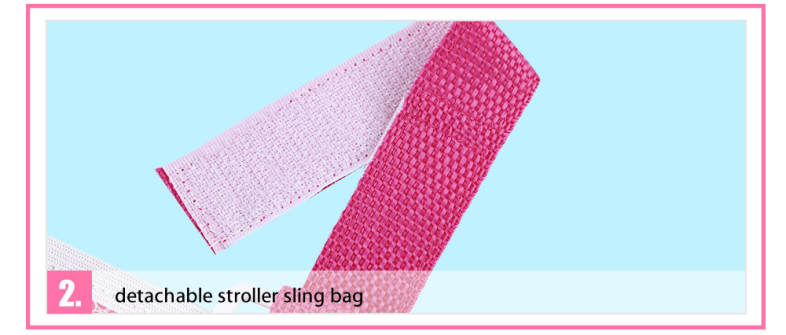 Detachable Baby Stroller Organizer Sling Bag