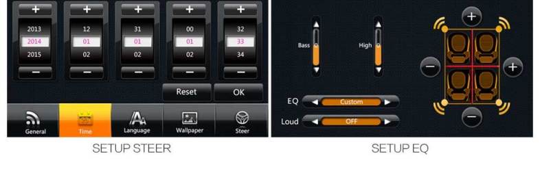 8001 7 inch 2-din 12V Car Multimedia MP5 Player with Camera GPS AM FM Bluetooth Function