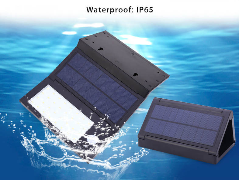 Outdoor 32 LEDs Solar Powered Motion Sensor Light Waterproof Folding Wall Lamp for Path Garden