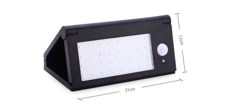 Outdoor 32 LEDs Solar Powered Motion Sensor Light Waterproof Folding Wall Lamp for Path Garden