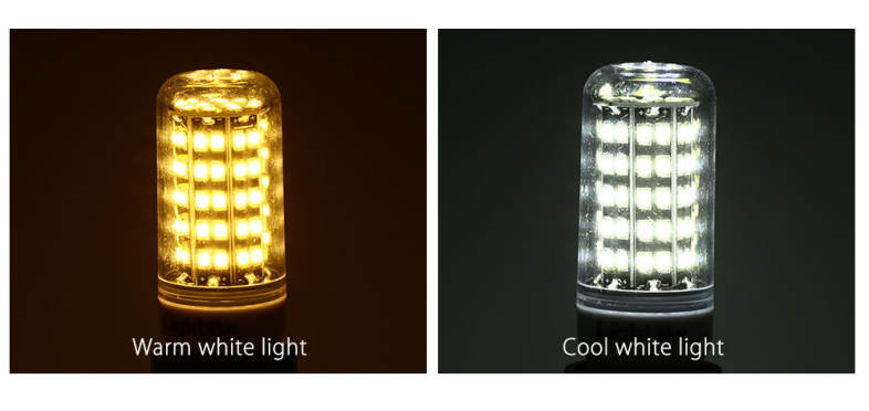 Lightme E27 AC 85 - 265V 5W 400LM SMD 2835 LED Corn Bulb Light Energy Saving Lamp with 82 LEDs