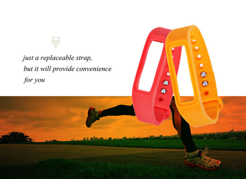 Rubber Watch Wristband for Teclast H10 Smart Bracelet