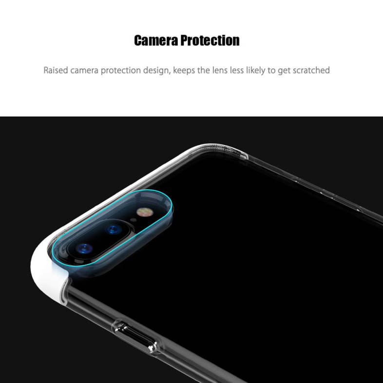 ROCK Cheer Series Case Transparent TPU Protective Shell for iPhone 7 Plus