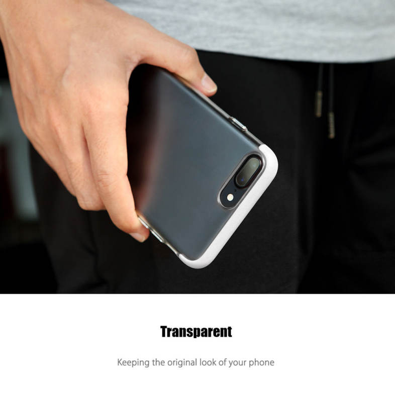 ROCK Cheer Series Case Transparent TPU Protective Shell for iPhone 7 Plus