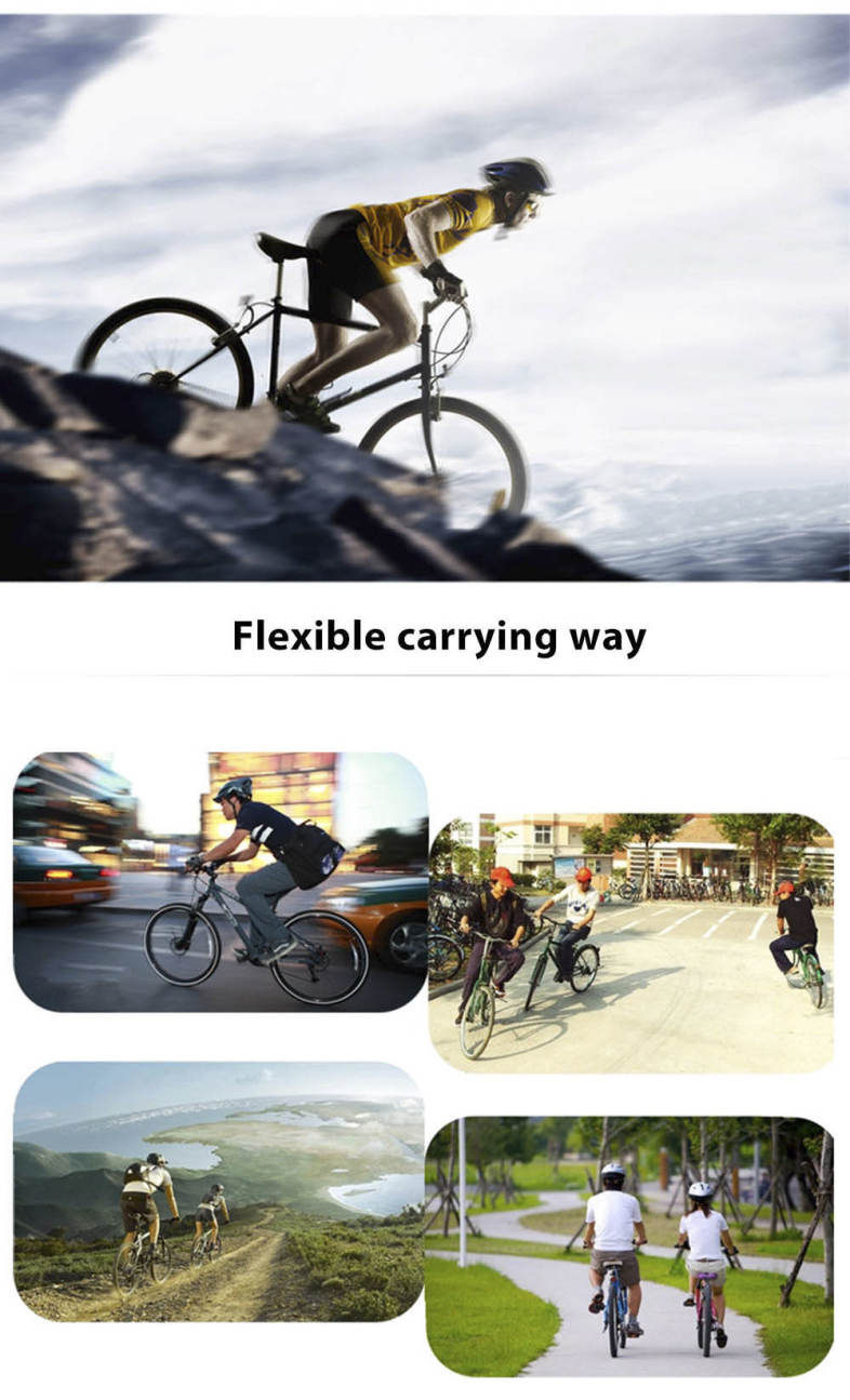 DUUTI Mini Multi-functional Portable Bike Bicycle Pump Air Tire Inflator