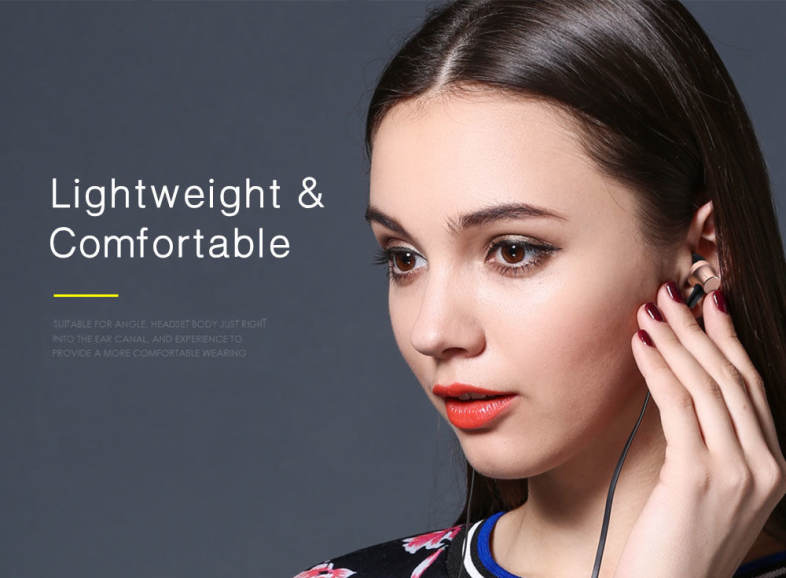 AWEI ES910i 3.5MM Plug Stereo Music Earphones Headphones