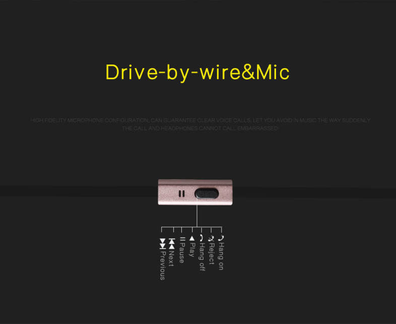 AWEI ES910i 3.5MM Plug Stereo Music Earphones Headphones