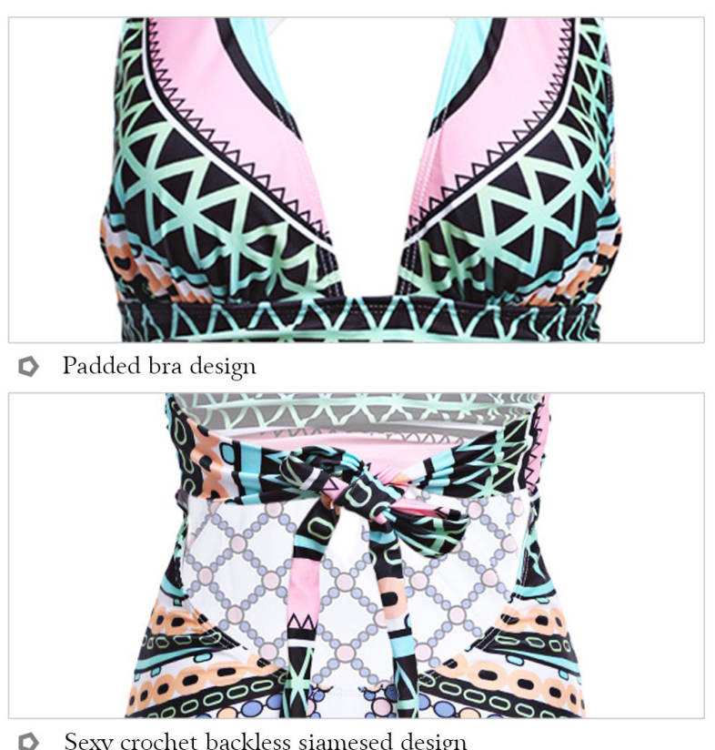 Women Sexy Backless Siamesed Swimsuit Swimwear Bathing Suit Bikini