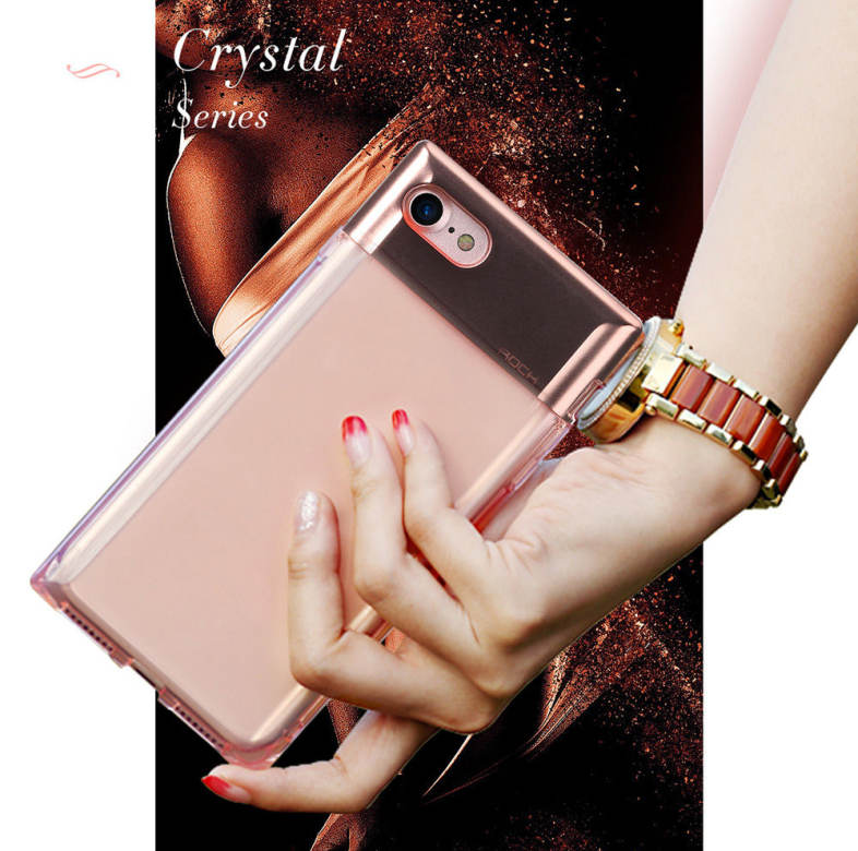 ROCK Crystal Series Case TPU   PC Protective Skin for iPhone 7