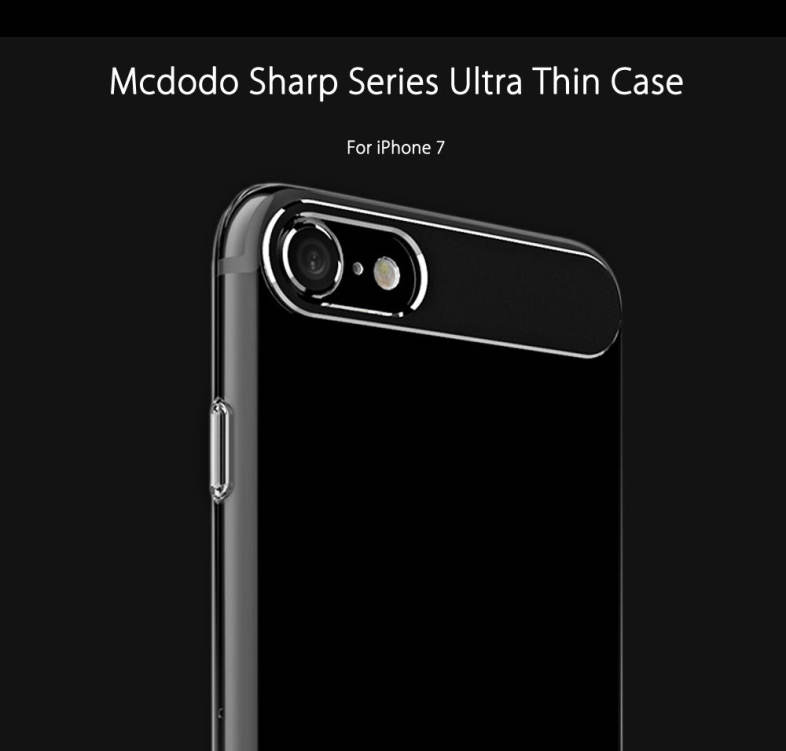 Mcdodo PC - 357 Sharp Series Ultra Thin Aluminum Alloy   PC Cover Case for iPhone 7