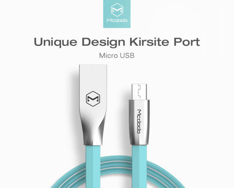 Mcdodo CA - 125 Micro USB Metal Housing Noodle Charge Data Transfer Cable 1m