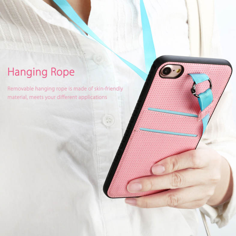 Baseus Lang Series PU Protective Skin Dual Card Slot for iPhone 7