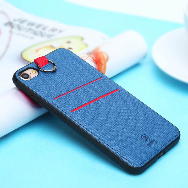 Baseus Lang Series PU Protective Skin Dual Card Slot for iPhone 7