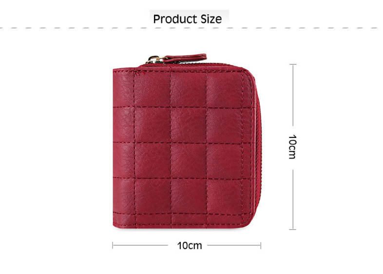 Simple Zip Around Women Mini Purse