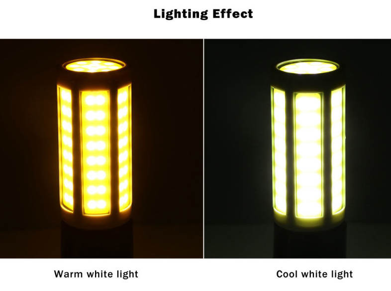 AC 220V E27 10W 850 - 1000LM LED COB Corn Bulb Light Energy Saving Lamp