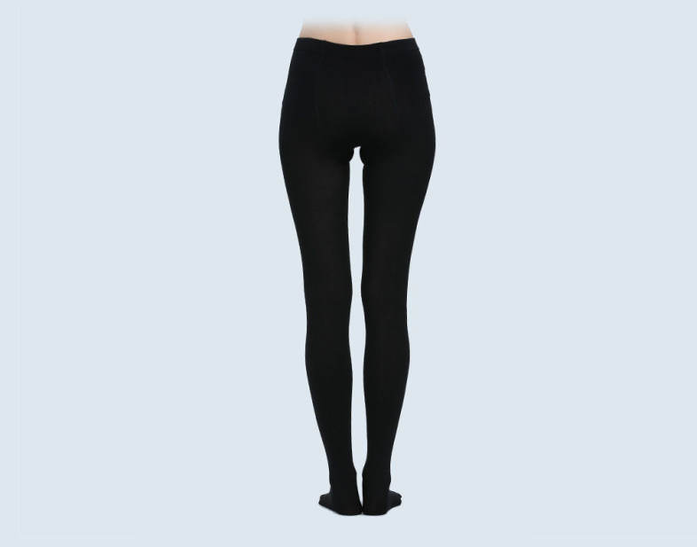 Fashion High Waist Pure Color Sheath Women Warm Bottom Pants