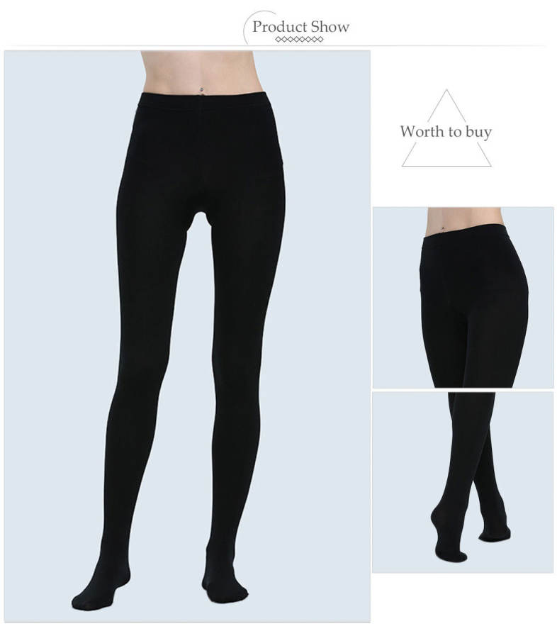 Fashion High Waist Pure Color Sheath Women Warm Bottom Pants