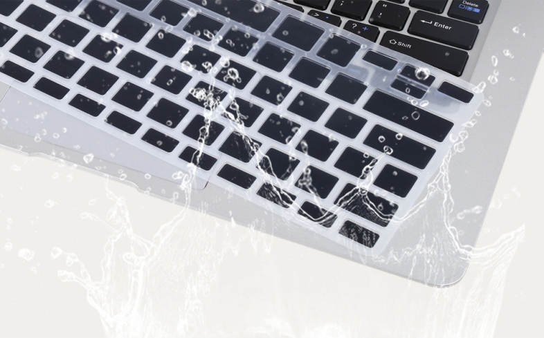 Water Resistant TPU American Russian Laptop Keyboard Protective Film for MacBook Air Pro 13 / 15 inch