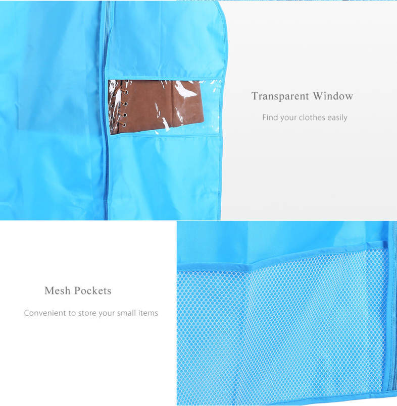 Foldable Hanging Garment Cover Case Dust-proof Storage Bag