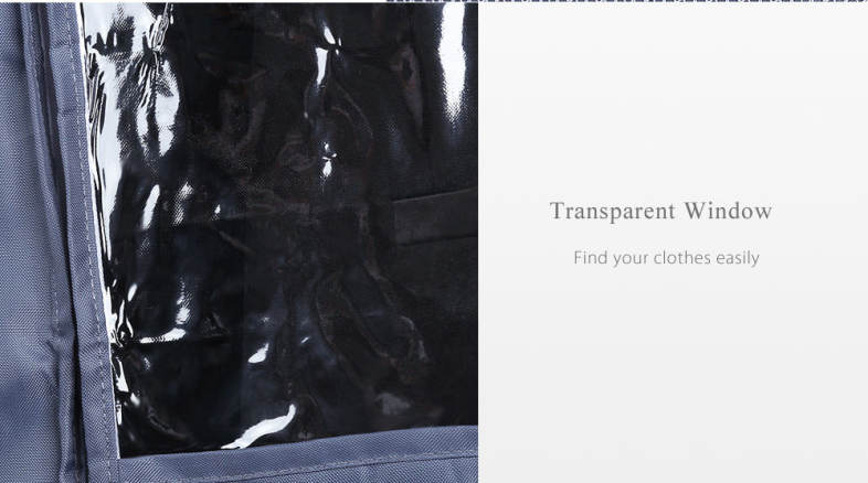 Foldable Wardrobe Hanging Garment Cover Case Dust-proof Storage Bag