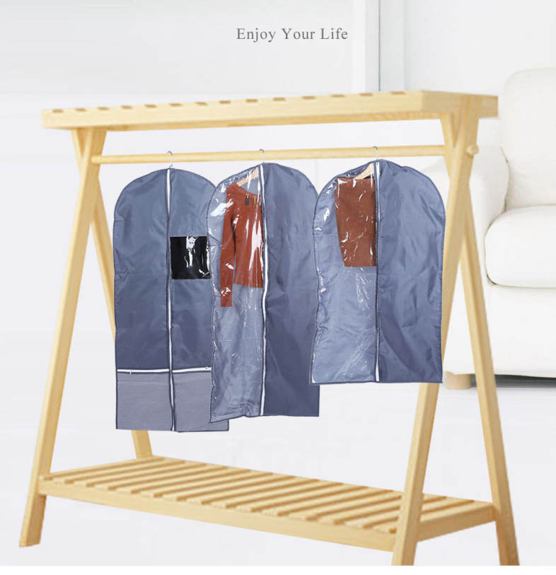 Foldable Wardrobe Hanging Garment Cover Case Dust-proof Storage Bag