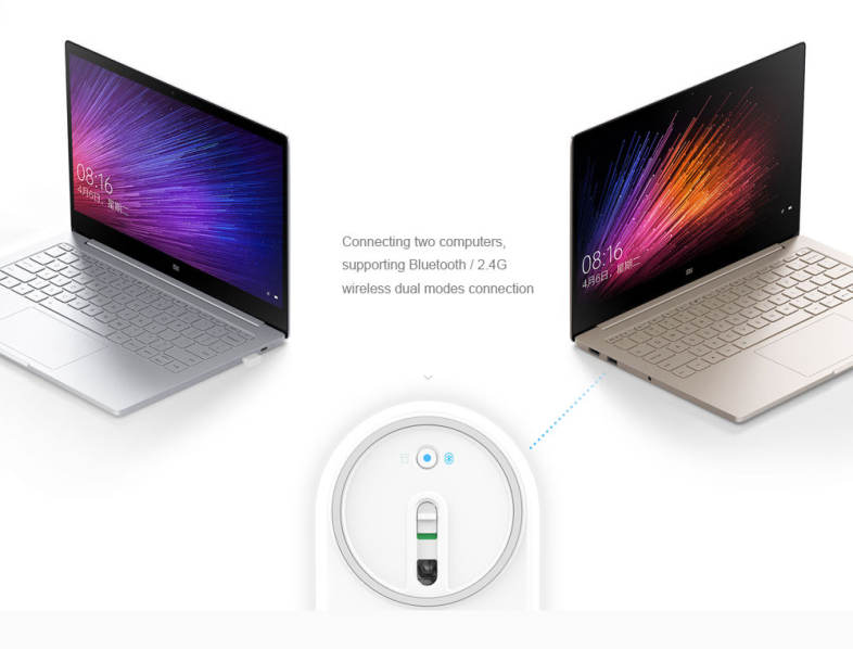 Original Xiaomi Portable Mouse with Bluetooth 4.0 / 2.4G Dual Mode