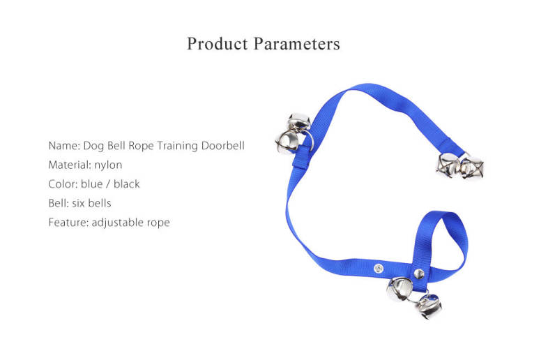 Adjustable Pet Dog Bell Rope House Training Doorbell
