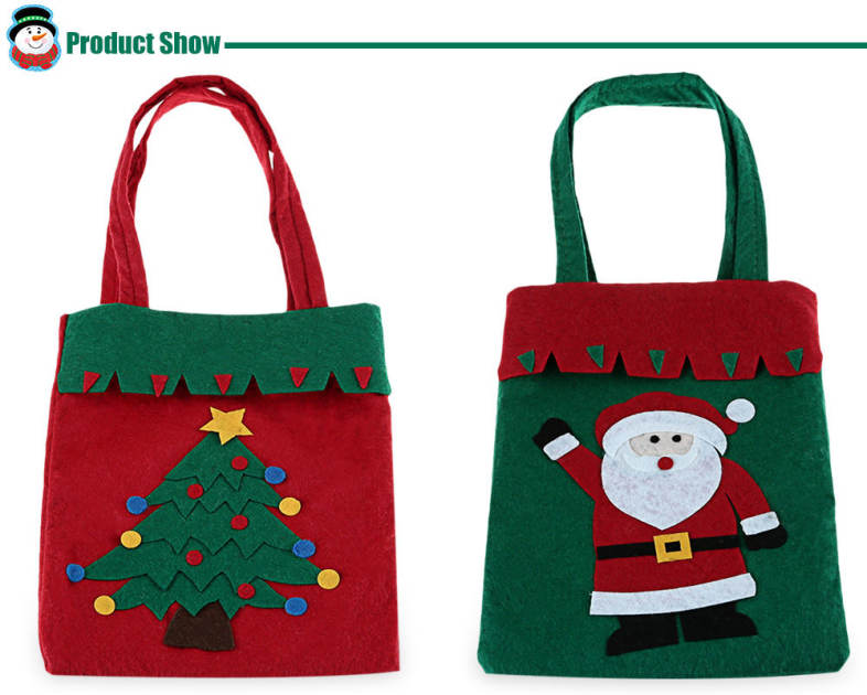 Cute Christmas Cartoon Shopper Bag
