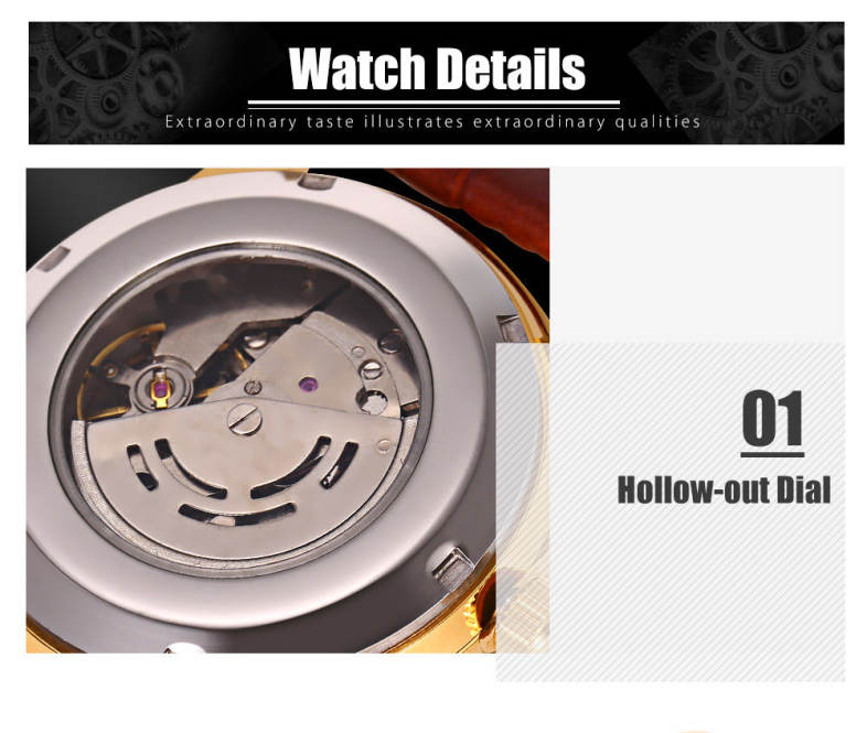 SEWOR SW060 Auto Mechanical Male Watch Chronograph Calendar Men Wristwatch