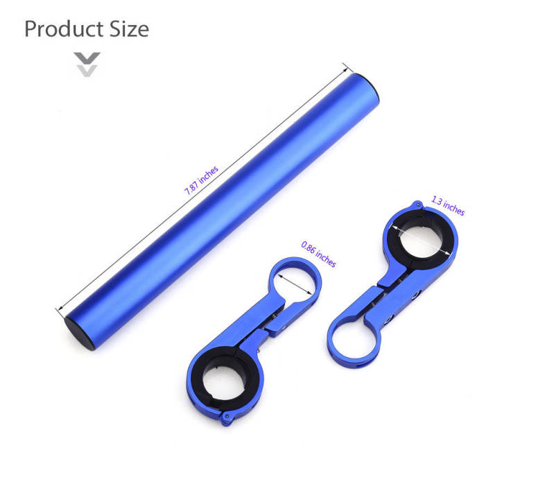 Outdoor MTB Bike Double Handlebar Extender Mount 20CM Holder for Lamp Bicycle Computer Flashlight