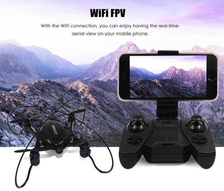 FY603 Mini RC Drone RTF WiFi FPV 0.3MP Camera 2.4GHz 4CH 6-axis Gyro Air Press Altitude Hold Hand Launching