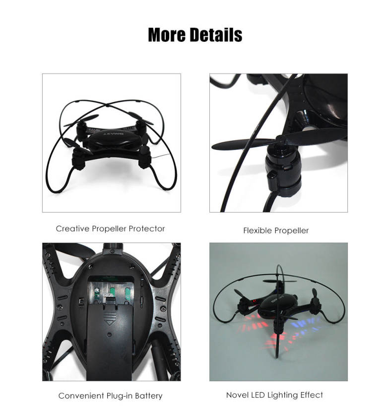 FY603 Mini RC Drone RTF WiFi FPV 0.3MP Camera 2.4GHz 4CH 6-axis Gyro Air Press Altitude Hold Hand Launching