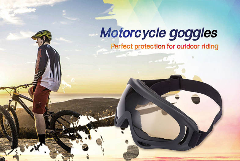 SALETU Motorcycle Goggles Riding Glasses Outdoor Motor Eyewear Cycling Protection