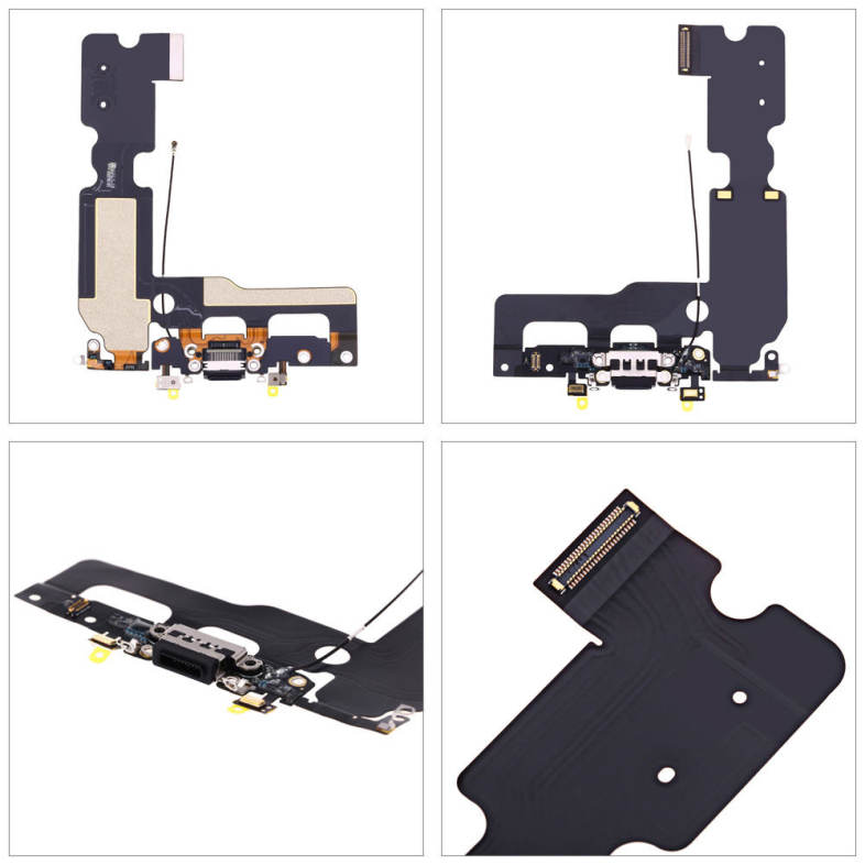 USB Charging Port Connector Flex Cable Ribbon with Signal Antenna for iPhone 7 Plus