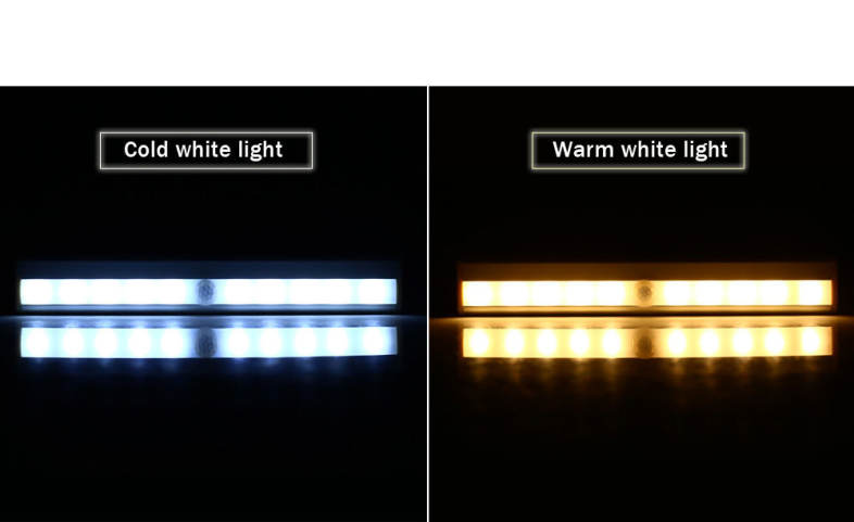 DC 3 - 6V 0.75W 200LM 10 LEDs PIR Infrared Motion Wireless LED Sensor Lighting Closet Cabinet Lamp