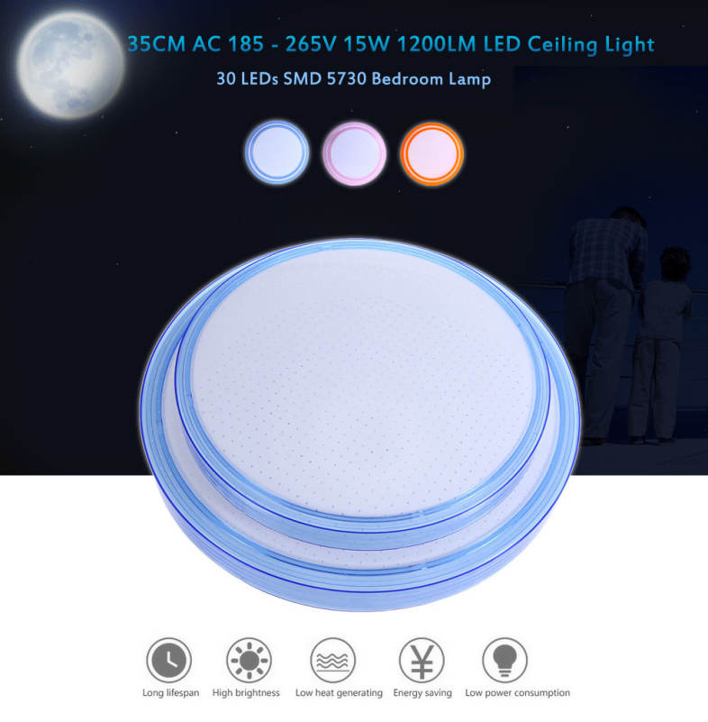 35CM AC 185 - 265V 15W 1200LM SMD 5730 LED Ceiling Light Bedroom Lamp with 30 LEDs