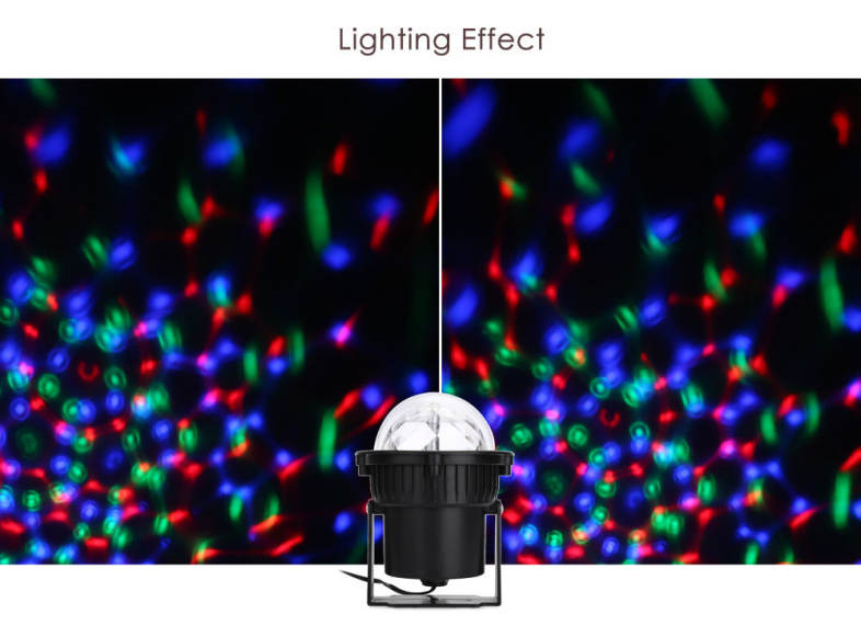 Outdoor AC 100 - 240V 3W RGB LED Water Ripples Lawn Light Waterproof Spotlight Landscape Park Garden Lamp