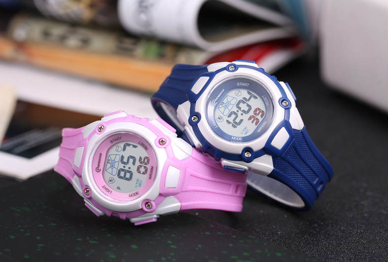 MINGRUI MR - 8548013 Kids LED Digital Watch Calendar Chronograph Display 3ATM Wristwatch