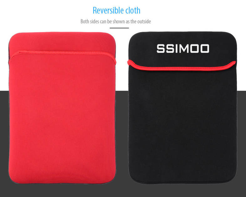 SSIMOO Shockproof Double-faced Foam Fabric Laptop Bag for MacBook / Surface Book 12.5 inch