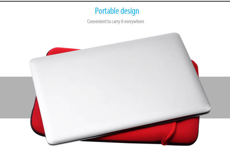 SSIMOO Shockproof Double-faced Foam Fabric Laptop Bag for MacBook / Surface Book 12.5 inch