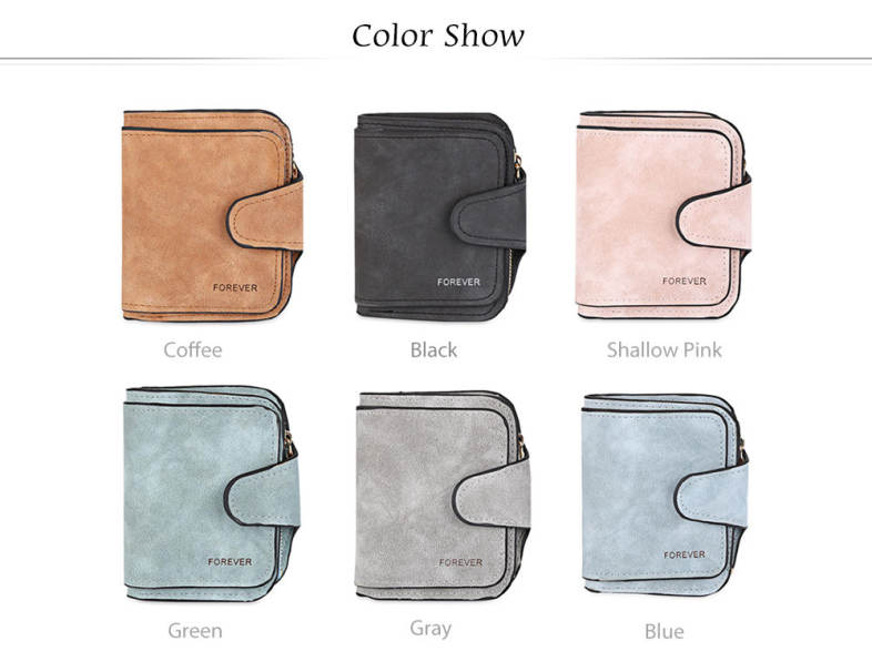 Retro Style Double Layer Design Hasp Type Multicard Bit Wrist Wallet