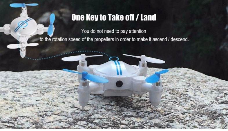Z201YS Mini Foldable RC Drone RTF WiFi FPV / 0.3MP Camera / 2.4GHz 4CH 6-axis Gyro / Air Press Altitude Hold / Headless Mode