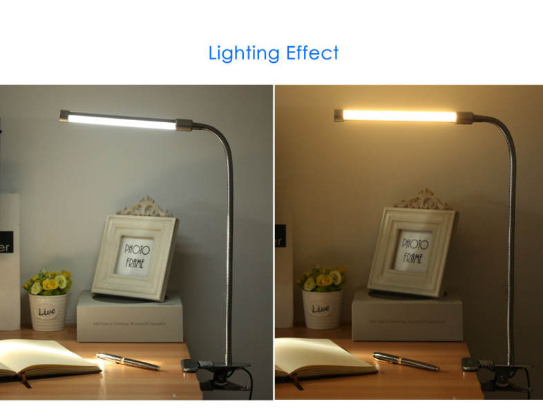 YouOKLight YK2252 DC 5V 5W 280LM Clip Fixtures LED Desk Light Eye-protection Table Lamp