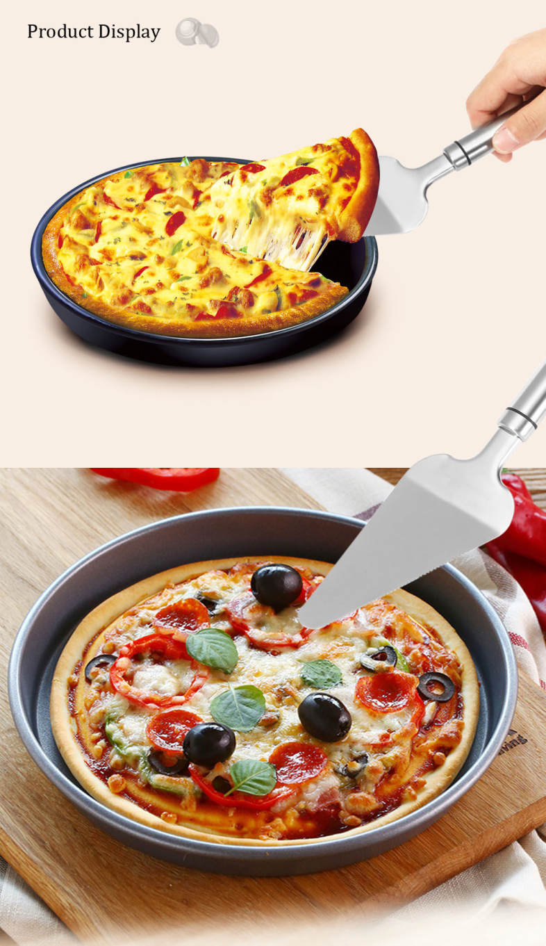 Stainless Steel Cheese Knife Bud Cake Pizza Shovel Kitchen Tool