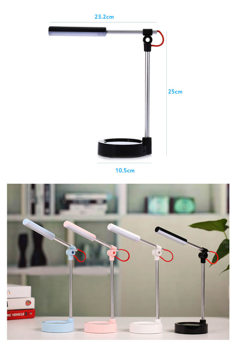 YouOKLight DC 5V 2.8W 250LM LED Desk Lamp Eye-protection Touch Control 3 Dimmable Levels Night Light