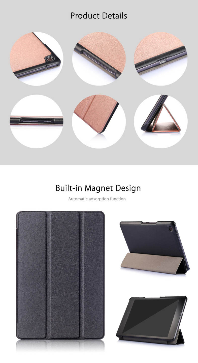 PU Leather Auto Sleep Protective Cover for ASUS Zenpad Z8 ( ZT581KL )