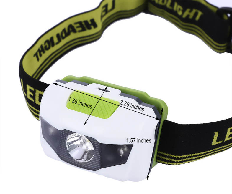 Mini Water Resistant LED Headlight Bicycle Headlamp with Headband