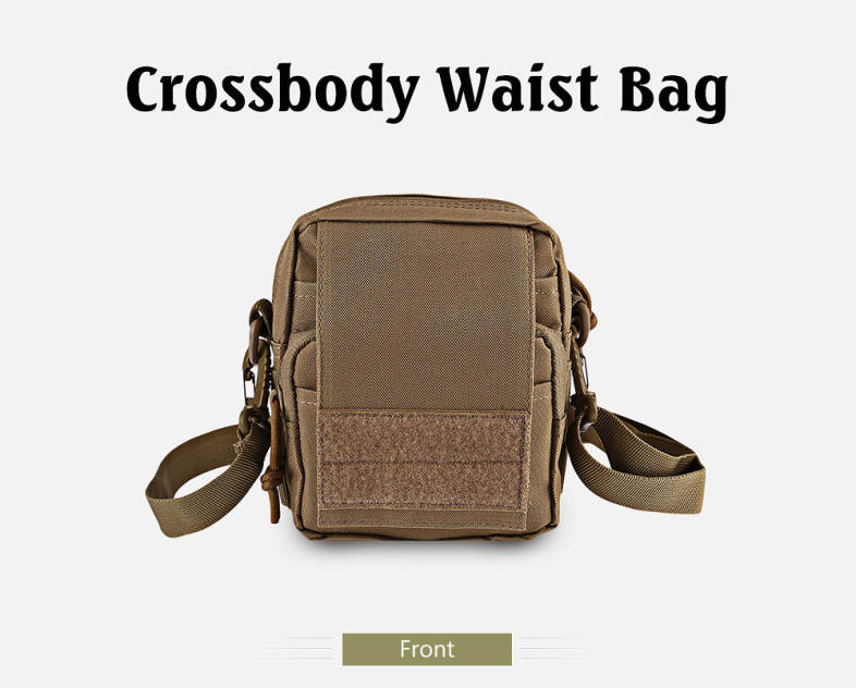 Casual Mountain-climbing Camouflage Camp Travel Shoulder Crossbody Waist Bag for Men