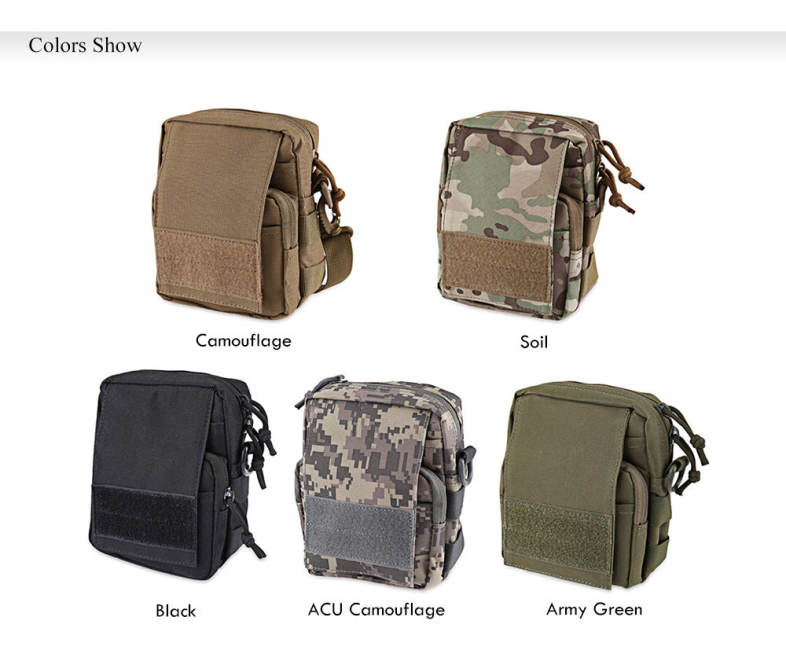 Casual Mountain-climbing Camouflage Camp Travel Shoulder Crossbody Waist Bag for Men