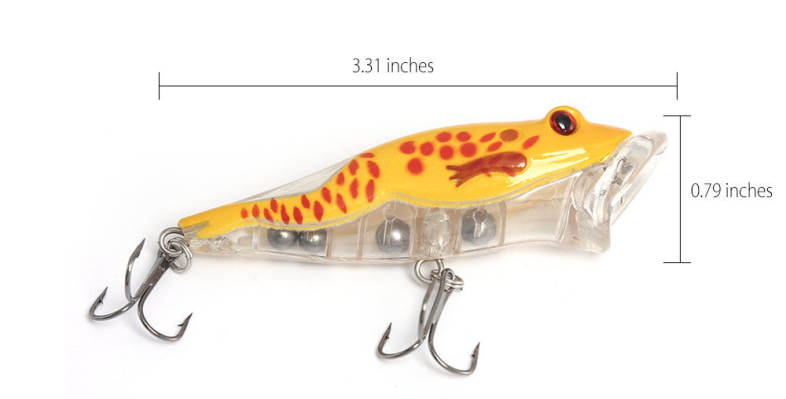 6pcs Lifelike Fish Shape Fishing Lure for Outdoor Activity